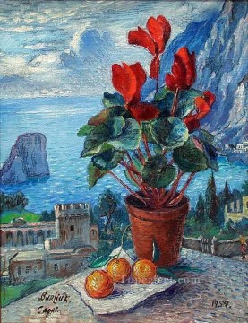 150の主題の芸術作品 Painting - シクラメン 1954 モダンな装飾の花